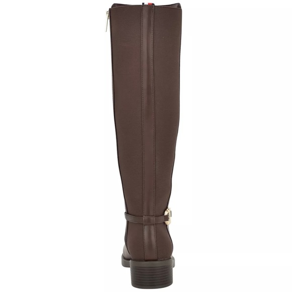 ๐HP๐ Women's Imizza Knee High Riding Boots in Dark Brown - Picture 3 of 5